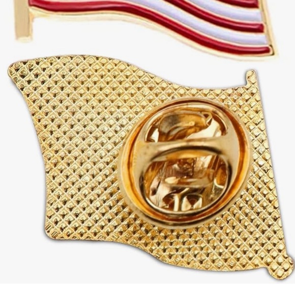 US Flag American Flag Lapel Pin United States USA Tie Badge Pin 0.8” - Picture 2 of 2